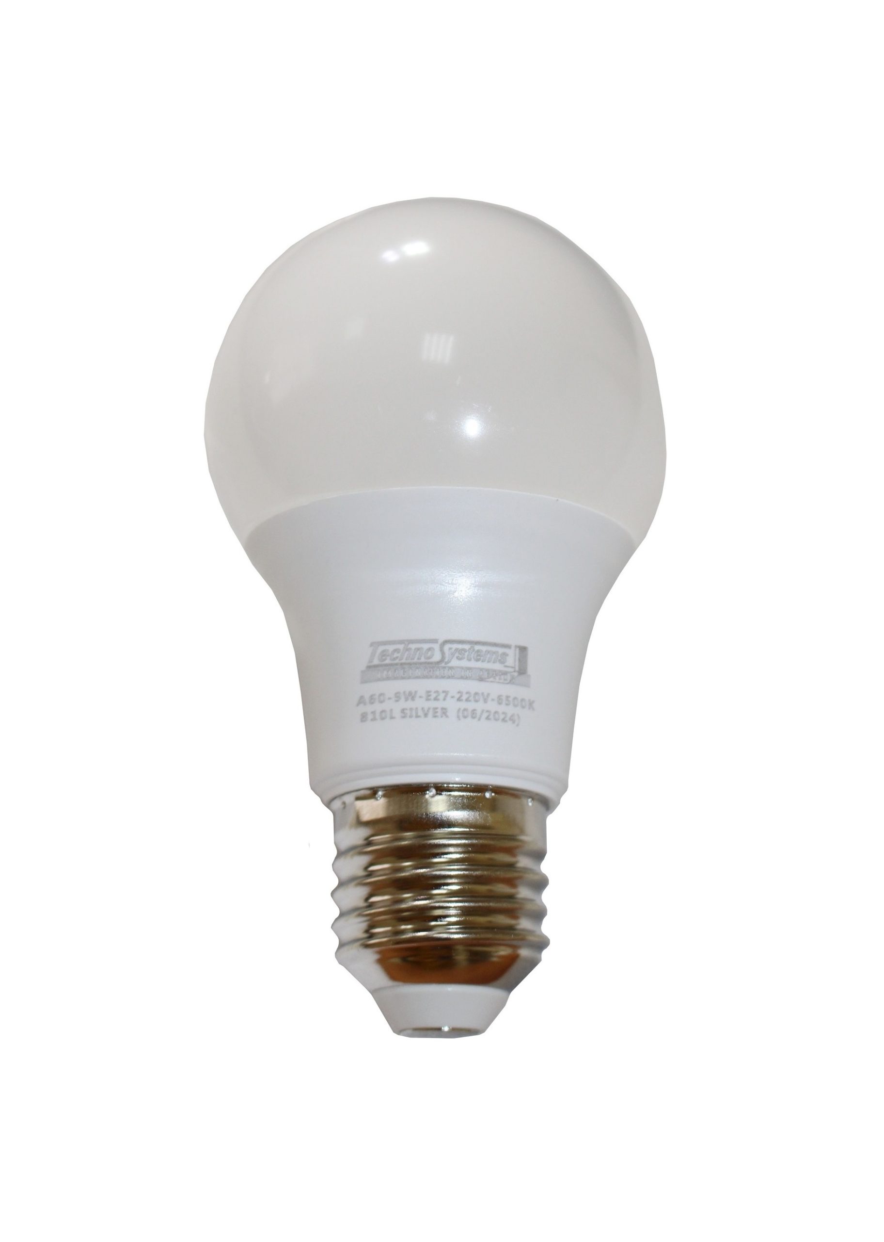 Лампа світлодіодна LED Bulb-A60-9W-E27-220V-6500K-810L SILVER TNSy